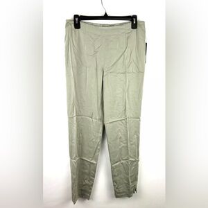 Nic Zoe Womens Sleek Pants Sage Size 8